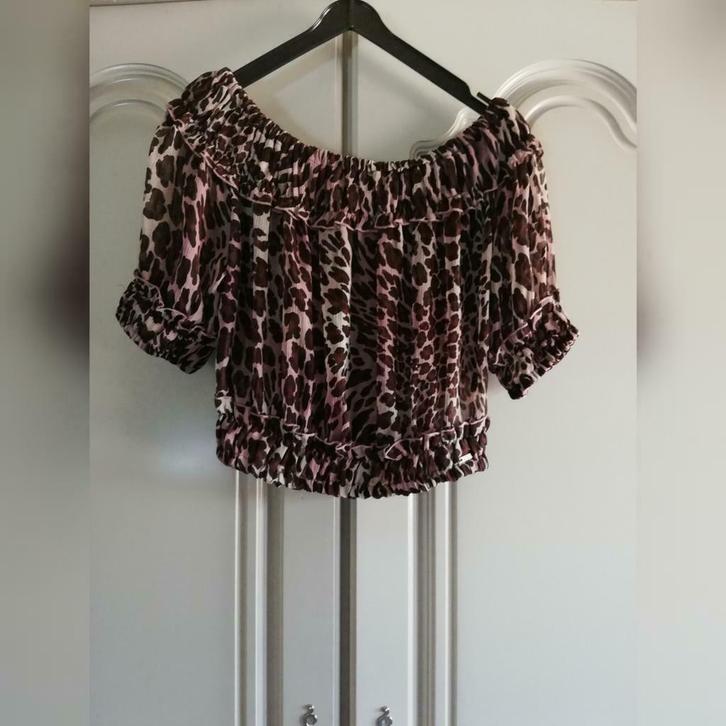 Blouse crop top  " Extasy "  L, Vêtements | Femmes, Tops, Comme neuf, Taille 42/44 (L), Brun, Manches courtes, Envoi