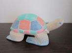 tortue colorée sculptée en bois, Antiquités & Art, Art | Sculptures & Bois, Enlèvement ou Envoi