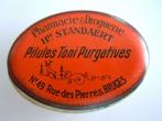 Ancienne boîte pour pilules de la pharmacie Standaert Bruges, Comme neuf, Autres marques, Enlèvement ou Envoi, Autre