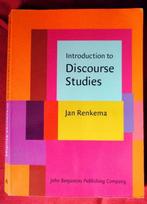 Introduction to Discourse Studies, Comme neuf, Enlèvement, Jan Renkema, Enseignement supérieur