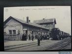 carte postale hannut la gare