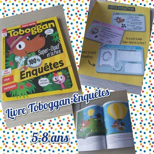 Livre Toboggan:Enquêtes (Milan)-5-8 ans, Livres, Livres pour enfants | Jeunesse | Moins de 10 ans, Comme neuf, Enlèvement ou Envoi