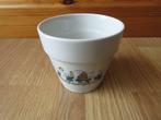 Vintage superbe pot en porcelaine motifs les schtroumpfs, Récipient(s), Autres styles, Enlèvement ou Envoi, Porcelaine