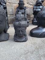 Visage de shiva en pierre reconstituée 27 cm, Jardin & Terrasse, Statues de jardin, Pierre