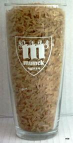 bier brouwerij glas Munck De Gomme bieren wit schild, Verzamelen, Ophalen of Verzenden, Zo goed als nieuw, Bierglas