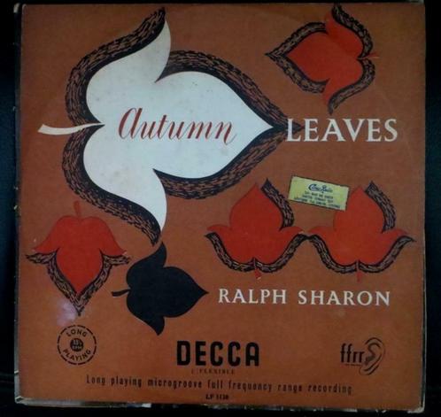 10 " VINYL -  Ralph Sharon ‎– Autumn Leaves, Cd's en Dvd's, Vinyl | Jazz en Blues, Gebruikt, Jazz, 1940 tot 1960, 10 inch, Verzenden