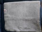 Lodger zachte deken 90 x 70 cm grijs-mint-wit, Kinderen en Baby's, Ophalen, Gebruikt, Deken