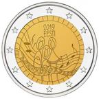 2 euro Estland 2019 'Songfestival', 2 euro, Ophalen of Verzenden, Estland, Losse munt