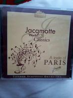 Jacqmotte World of classics.  A taste of Paris cd, Ophalen of Verzenden, Classicisme, Zo goed als nieuw, Orkest of Ballet
