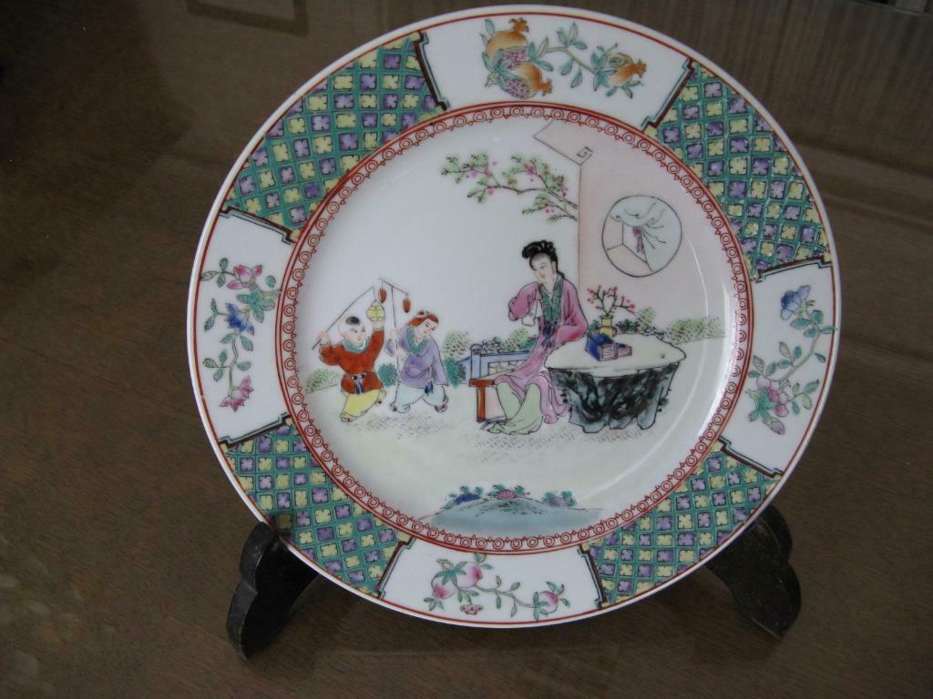 keramieken sierschaal met Chinees motief, Verzenden