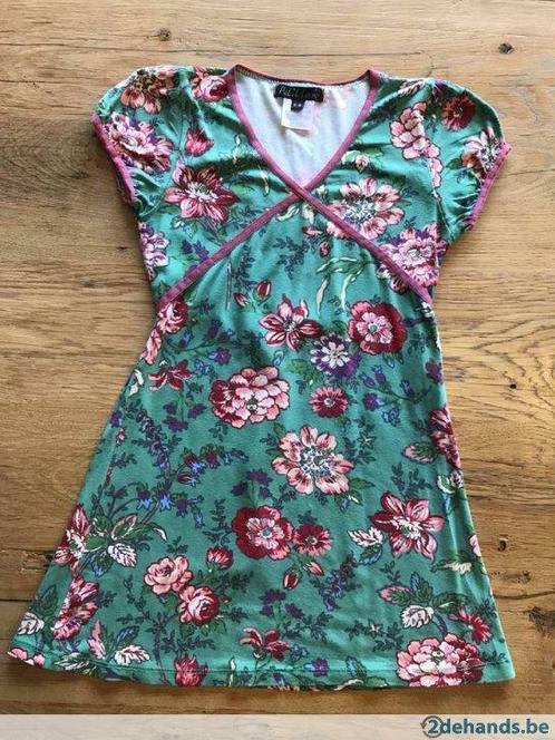 Petit Louie, groen bloemenkleedje, 6-8 jaar, Enfants & Bébés, Vêtements enfant | Taille 104, Utilisé, Fille, Robe ou Jupe, Enlèvement ou Envoi