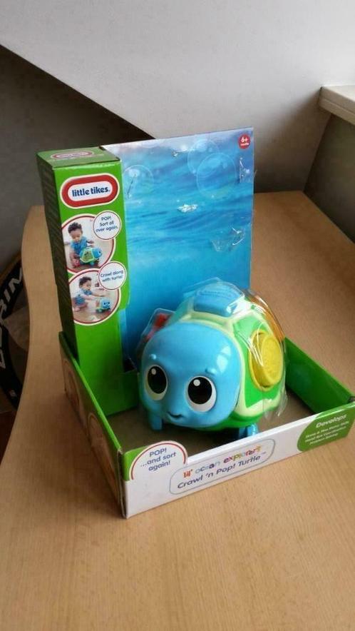 Kruipende schildpad, Kinderen en Baby's, Speelgoed | Educatief en Creatief, Zo goed als nieuw, Puzzelen, Ontdekken, Met geluid
