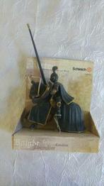 Figurine chevalier noir Schleich, Comme neuf, Enlèvement ou Envoi