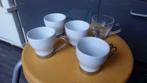 5 espresso tasjes L.Dake & zn, Ophalen, Zo goed als nieuw, Porselein, Kop(pen) en/of Schotel(s)