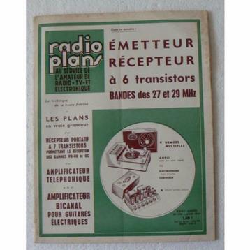 Radio Plans N200 Emetteur Recepteur A 6 Transistors Bandes, Enlèvement ou Envoi, Utilisé, Autres sujets/thèmes