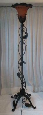 uitzonderlijke art deco vloerlamp zeldzame Muller coup  23, Ophalen