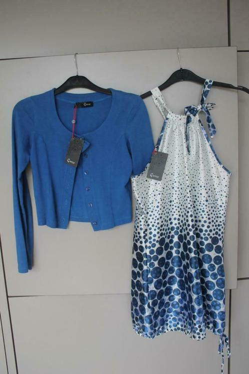 ensemble GWear blauw m XS, 14 j, Kinderen en Baby's, Kinderkleding | Maat 152, Gebruikt, Meisje, Setje, Ophalen of Verzenden