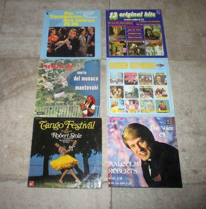 Diverse LP's - Robert Stolz, Mantovani, Malcolm Roberts ..., CD & DVD, Vinyles | Compilations, Enlèvement ou Envoi