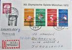 FDC- DEUTSCHE BUNDESPOST- OLYMPISCHE SPELEN MÜNCHEN 1972., Postzegels en Munten, Postzegels | Thematische zegels, Ophalen of Verzenden
