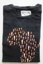 T-shirt sac de sable vintage XL 46664 Nelson Mandela Africa, Noir, Porté, Taille 56/58 (XL), Enlèvement ou Envoi