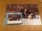 Puzzle Bernese mountain dogs 300 stukjes compleet, Ophalen of Verzenden, Zo goed als nieuw