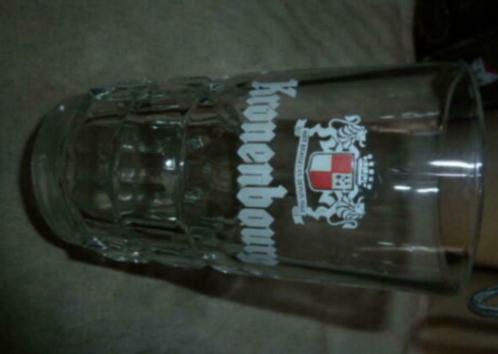 #C Bier glas pul KRONENBOURG Hatt Brasseurs Depuis 1664 0,25, Verzamelen, Glas en Drinkglazen, Nieuw, Bierglas, Ophalen of Verzenden