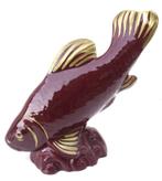 Grand poisson en porcelaine - 1950 - 34 cm, Antiquités & Art, Enlèvement ou Envoi