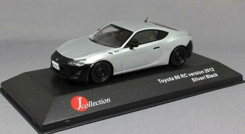 1:43 J-Collection Toyota 86 RC silver-black 2012 JC280, Hobby & Loisirs créatifs, Voitures miniatures | 1:43, Comme neuf, Voiture