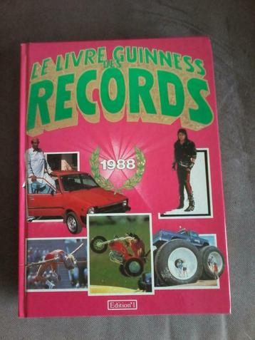 Le livre Guinness  Records 1988 beschikbaar voor biedingen