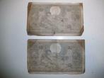 Lot van 2 oude bankbiljetten België 100 BF (Verzam-050), Postzegels en Munten, Los biljet, Ophalen of Verzenden