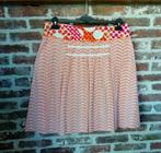 Libelle oranje-roze A-lijn polkadotrok Maat 42, Kleding | Dames, Oranje, Gedragen, Maat 42/44 (L), Ophalen of Verzenden