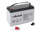 AGM batterij 12volt 100 Ah / Deep cycle / tractie accu, Ophalen of Verzenden, Nieuw
