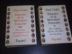2 boeken Histoire de la litterature francaise (Paul Guth), Livres, Utilisé, Enlèvement ou Envoi