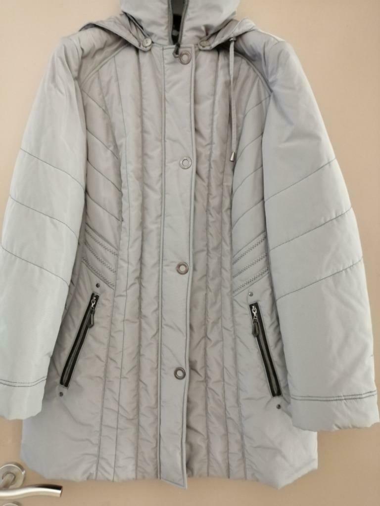 Winterjas, Gris, Enlèvement ou Envoi, Barbara Lebek, Taille 42/44 (L)