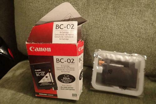 Cartouche d'encre originale neuve Canon BC-02 BJ-200 BJC 200, Informatique & Logiciels, Fournitures d'imprimante, Neuf, Cartridge