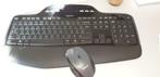 Logitech MK710 Combo Clavier et Souris sans Fil pour Windows, Informatique & Logiciels, Comme neuf, Azerty, Enlèvement ou Envoi