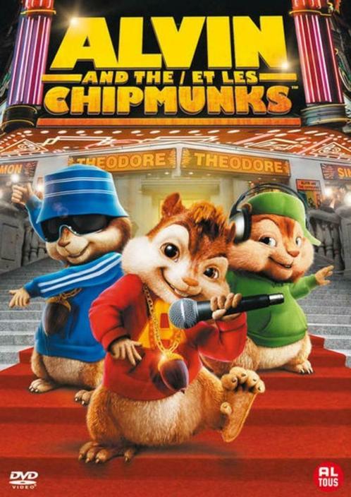 Alvin and the chipmunks, Cd's en Dvd's, Dvd's | Kinderen en Jeugd, Film, Dieren, Alle leeftijden, Ophalen of Verzenden