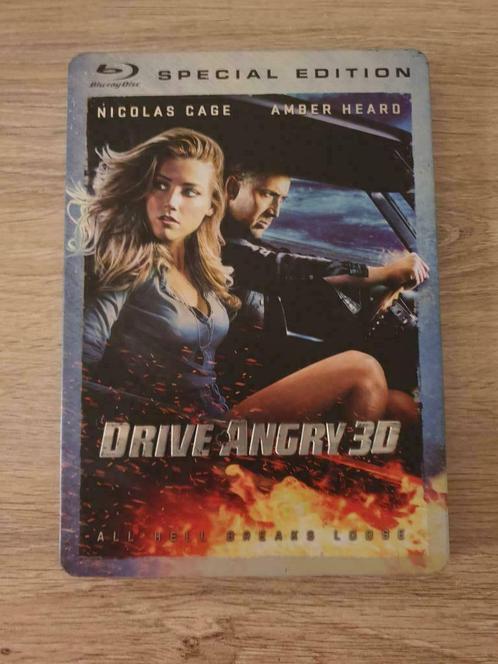 Drive Angry 3D ( Metalcase ), CD & DVD, Blu-ray, 3D, Enlèvement ou Envoi