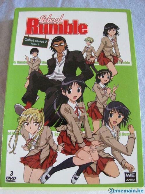 School Rumble, coffret saison 2, partie 1, CD & DVD, DVD | Autres DVD, Comme neuf, Coffret, À partir de 12 ans, Enlèvement ou Envoi