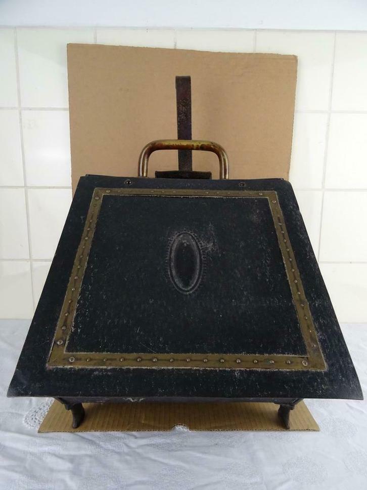 Kolenkit antieke kolenkit met antieke kolenschep circa 1900, Antiek en Kunst, Antiek | Overige Antiek, Ophalen of Verzenden