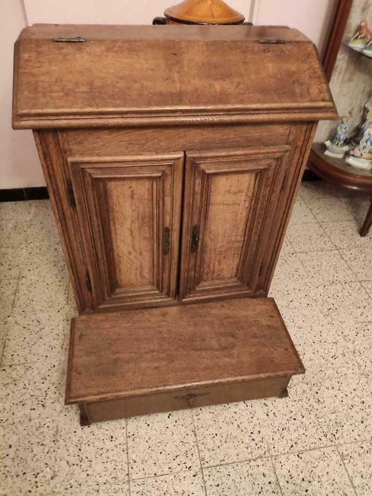 Prie Dieu  chêne massif 17 ième, Antiek en Kunst, Antiek | Meubels | Kasten, Ophalen