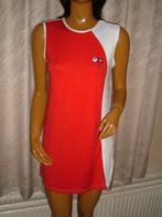Gecko tenniskleedje voor rood/wit achter wit Medium, Vêtements | Femmes, Vêtements de sport, Taille 38/40 (M), Sport de raquette
