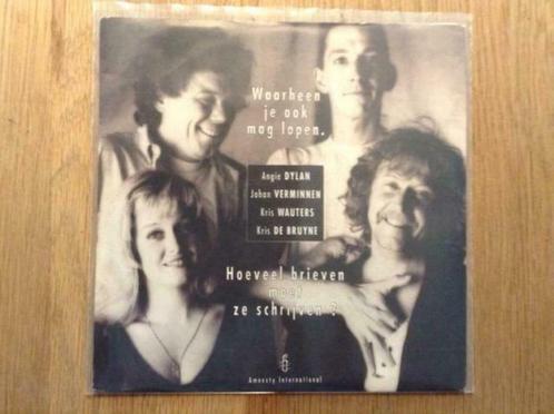 single angie dylan, johan verminnen, kris wouters, kris de b, Cd's en Dvd's, Vinyl Singles, Single, Nederlandstalig, 7 inch, Ophalen of Verzenden