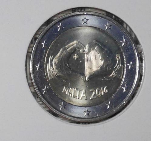 2 euro Malte 2016 UNC Love, Timbres & Monnaies, Monnaies | Europe | Monnaies euro, Série, 2 euros, Malte, Enlèvement ou Envoi