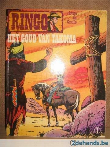 Ringo - Het goud van Takoma (Arturo del Castillo), Boeken, Stripverhalen, Gelezen, Ophalen of Verzenden