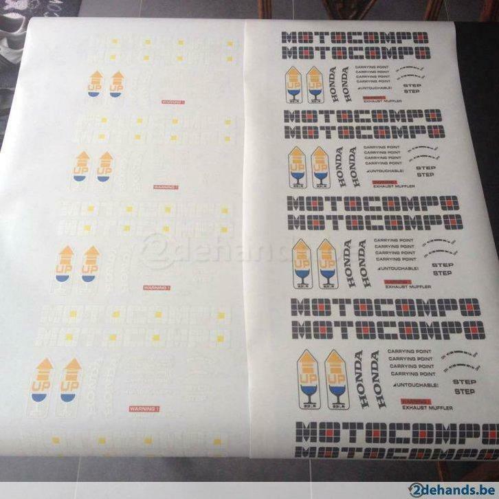Originele stickerset Honda Motocompo, Motoren, Accessoires | Stickers, Ophalen of Verzenden