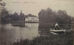 Carte Postale Huldenbergh – Château et Etang, Collections, Affranchie, Brabant Flamand, Enlèvement ou Envoi, Avant 1920