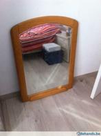 Spiegel in  lichte Eik   H 95cm  Br 72 cm, Ophalen, Gebruikt
