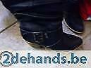 zwarte laarzen m41, Noir, Porté, Enlèvement ou Envoi, Bottes hautes