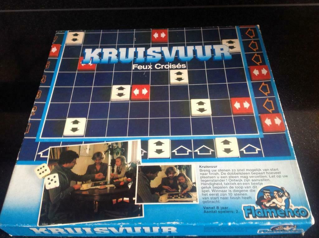 Spel: Kruisvuur, Hobby en Vrije tijd, Gezelschapsspellen | Bordspellen, Gebruikt, Een of twee spelers, Ophalen